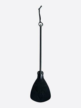 Chrome Hearts Ebony Wood & Silver Fleur De Lis Fly Swatter